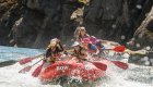 whitewater raft on the lower salmon river in idaho