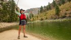 fly fishing on the Middle Fork salmon in Idaho
