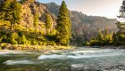 Middle fork of the Salmon River in the sun