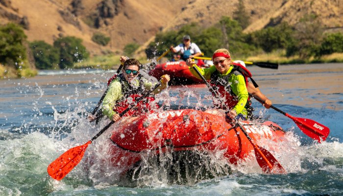 Whitewater rafting on Deschutes river