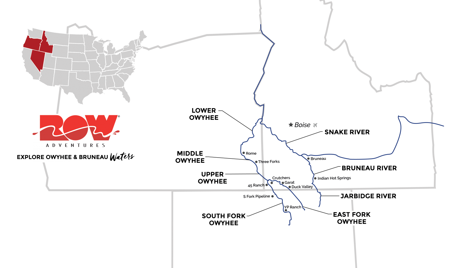 bruneau river map